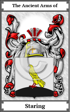 Staring Family Crest Download (JPG)  Book Plated - 150 DPI