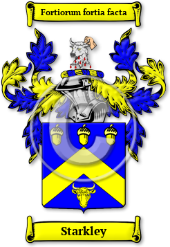 Starkley Family Crest Download (jpg) Legacy Series - 150 DPI