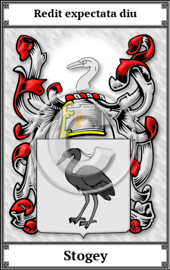 Stogey Family Crest Download (JPG)  Book Plated - 150 DPI