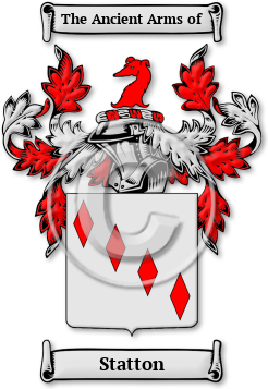 Statton Family Crest Download (jpg) Legacy Series - 150 DPI