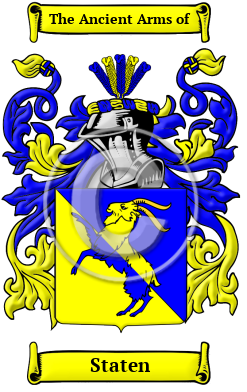 Staten Family Crest Download (JPG) Heritage Series - 600 DPI