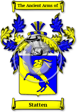 Statten Family Crest Download (JPG) Legacy Series - 300 DPI