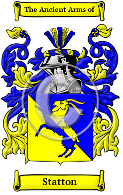 Statton Family Crest Download (JPG) Heritage Series - 600 DPI