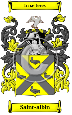 Saint-albin Family Crest Download (JPG) Heritage Series - 300 DPI