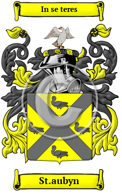 St.aubyn Family Crest Download (JPG) Heritage Series - 300 DPI