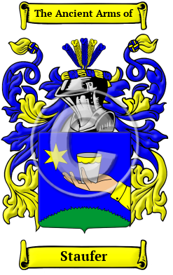 Staufer Family Crest Download (JPG) Heritage Series - 600 DPI