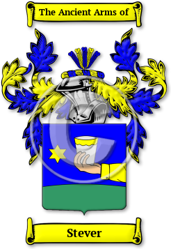 Stever Family Crest Download (jpg) Legacy Series - 150 DPI