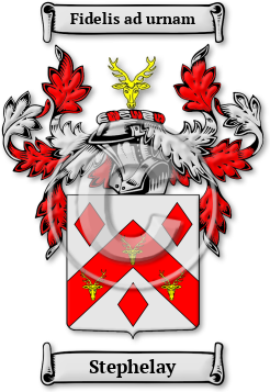 Stephelay Family Crest Download (jpg) Legacy Series - 150 DPI