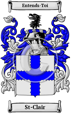 St-Clair Family Crest Download (JPG) Heritage Series - 600 DPI