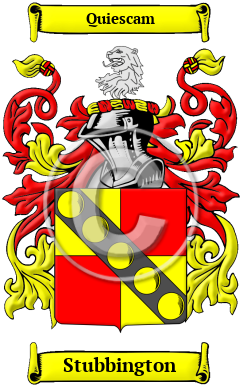 Stubbington Family Crest Download (JPG) Heritage Series - 300 DPI