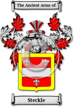 Steckle Family Crest Download (JPG) Legacy Series - 600 DPI