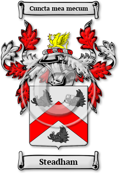 Steadham Family Crest Download (jpg) Legacy Series - 150 DPI