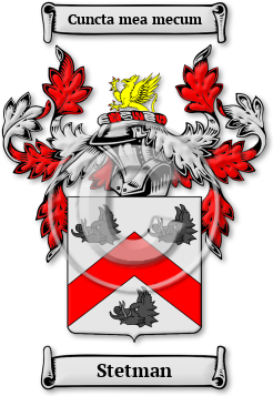 Stetman Family Crest Download (jpg) Legacy Series - 150 DPI