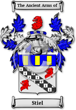 Stiel Family Crest Download (jpg) Legacy Series - 150 DPI
