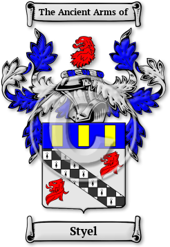 Styel Family Crest Download (JPG) Legacy Series - 600 DPI