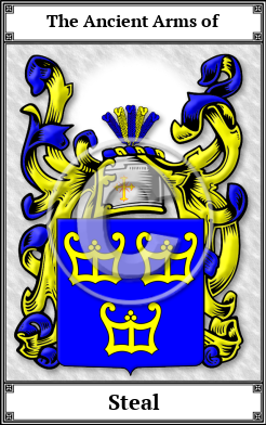 Steal Family Crest Download (JPG)  Book Plated - 150 DPI