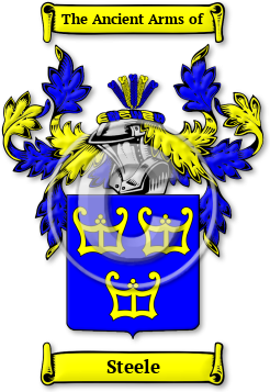 Steele Family Crest Download (JPG) Legacy Series - 600 DPI