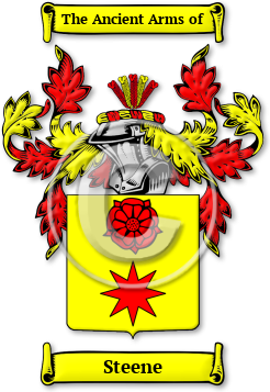 Steene Family Crest Download (jpg) Legacy Series - 150 DPI