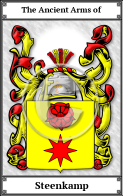 Steenkamp Family Crest Download (JPG) Book Plated - 600 DPI