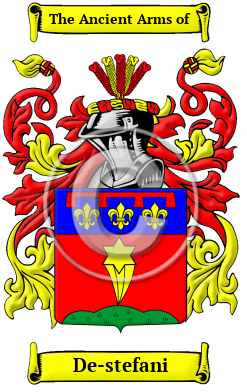 De-stefani Family Crest Download (JPG) Heritage Series - 300 DPI