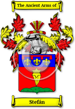 Stefán Family Crest Download (jpg) Legacy Series - 150 DPI