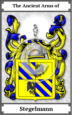 Stegelmann Family Crest Download (JPG)  Book Plated - 150 DPI