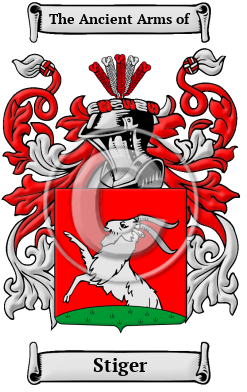Stiger Family Crest Download (JPG) Heritage Series - 600 DPI