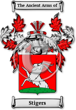 Stigers Family Crest Download (jpg) Legacy Series - 150 DPI
