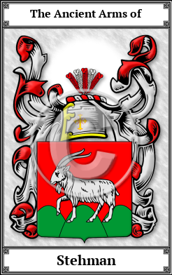 Stehman Family Crest Download (JPG)  Book Plated - 150 DPI