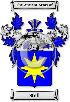 Stell Family Crest Download (jpg) Legacy Series - 150 DPI