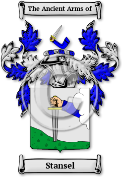 Stansel Family Crest Download (jpg) Legacy Series - 150 DPI