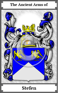 Stefen Family Crest Download (JPG) Book Plated - 600 DPI