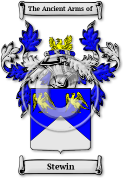 Stewin Family Crest Download (jpg) Legacy Series - 150 DPI
