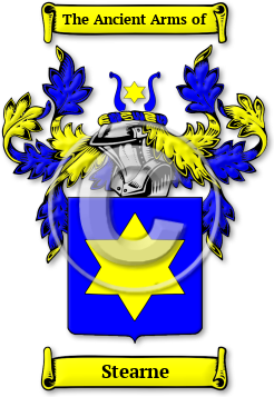 Stearne Family Crest Download (jpg) Legacy Series - 150 DPI