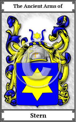 Stern Family Crest Download (JPG)  Book Plated - 150 DPI