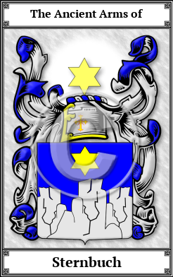 Sternbuch Family Crest Download (JPG)  Book Plated - 150 DPI