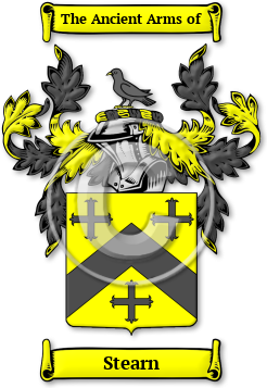 Stearn Family Crest Download (jpg) Legacy Series - 150 DPI