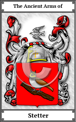 Stetter Family Crest Download (JPG)  Book Plated - 150 DPI