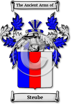Steube Family Crest Download (jpg) Legacy Series - 150 DPI