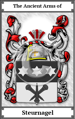 Steurnagel Family Crest Download (JPG)  Book Plated - 150 DPI
