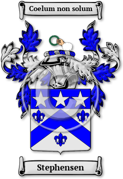 Stephensen Family Crest Download (jpg) Legacy Series - 150 DPI