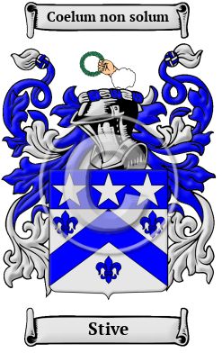Stive Family Crest Download (JPG) Heritage Series - 600 DPI