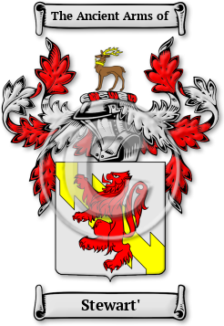Stewart' Family Crest Download (JPG) Legacy Series - 600 DPI
