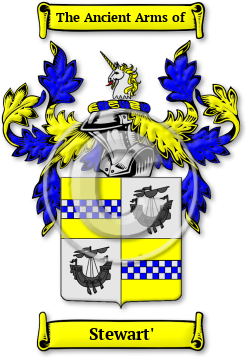 Stewart' Family Crest Download (jpg) Legacy Series - 150 DPI