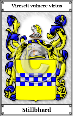 Stillbhard Family Crest Download (JPG)  Book Plated - 150 DPI