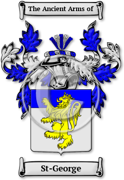 St-George Family Crest Download (jpg) Legacy Series - 150 DPI