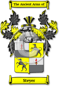 Steyer Family Crest Download (jpg) Legacy Series - 150 DPI