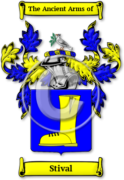 Stival Family Crest Download (jpg) Legacy Series - 150 DPI