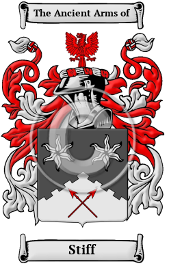 Stiff Family Crest Download (JPG) Heritage Series - 600 DPI