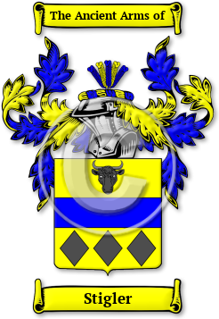 Stigler Family Crest Download (jpg) Legacy Series - 150 DPI